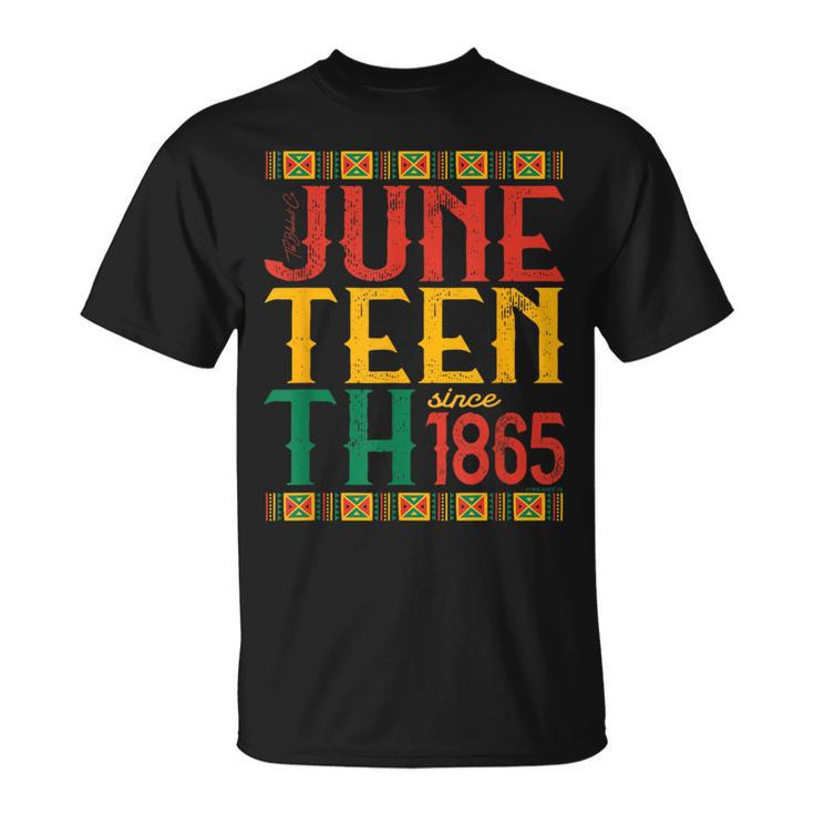 Junenth Freedom Independence 1865 Vintage Black History T-Shirt