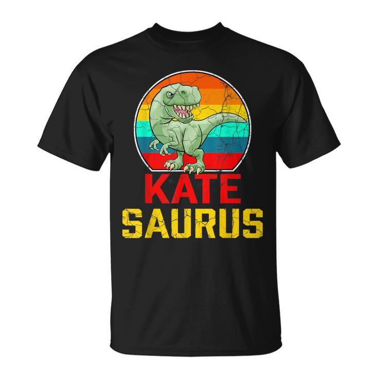 Kate Saurus Family Reunion Last Name Team Custom T-Shirt