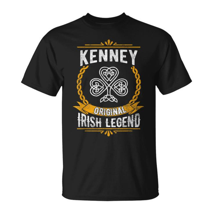 Kenney Irish Name Vintage Ireland Family Surname T-Shirt