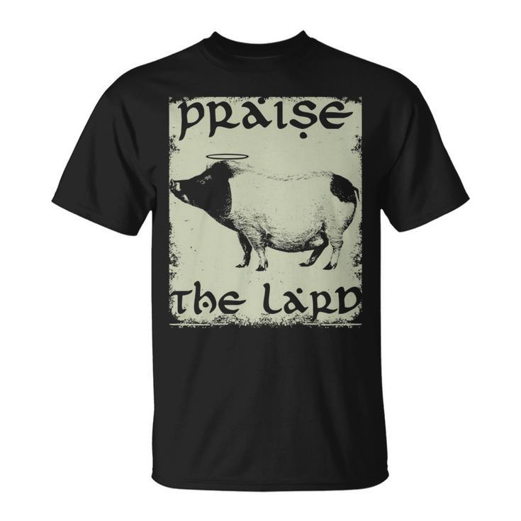 Keto Diet Praise The Lard Pork Bacon T-Shirt