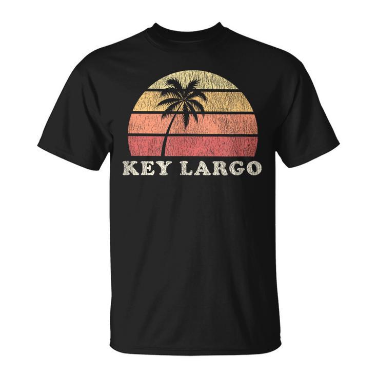 Key Largo Fl Vintage 70S Retro Throwback T-Shirt