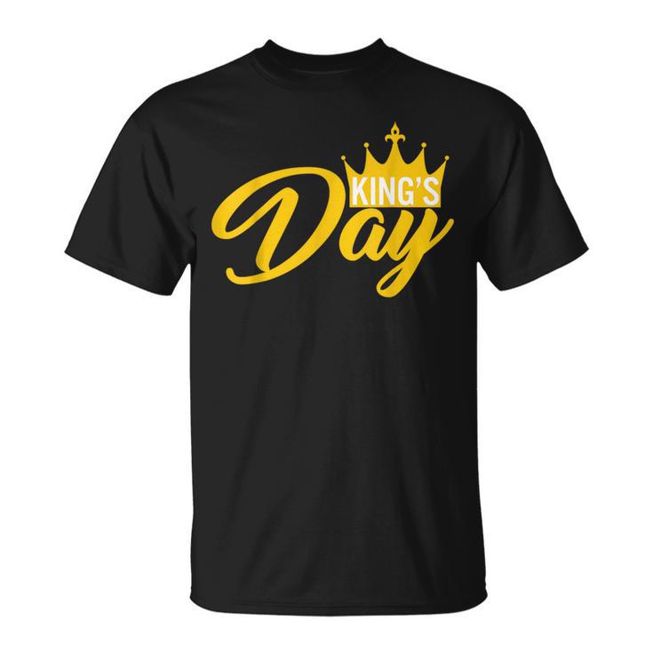 Kingsday Orange Amsterdam Koningsdag Kings Day Netherlands T-Shirt