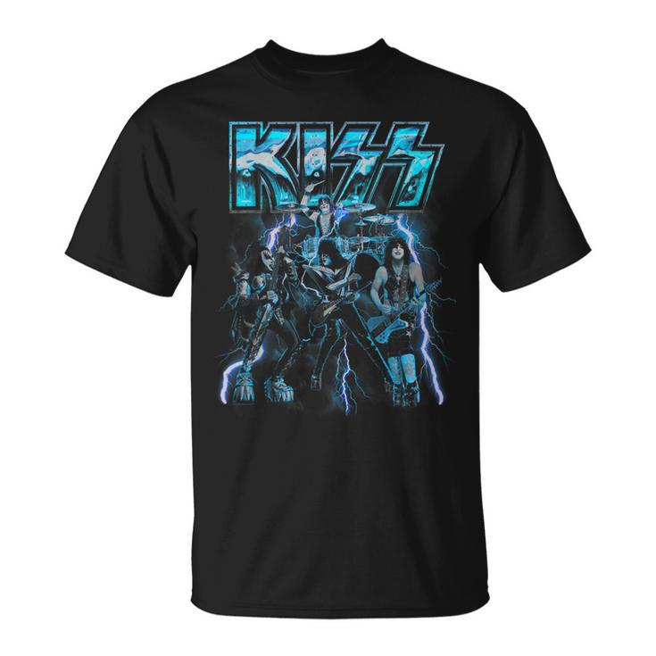 Kiss Blue Blitz T-Shirt