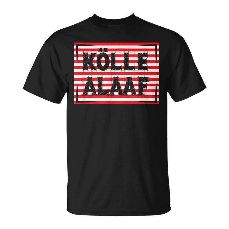 Kölle Alaaf With Red Stripes T-Shirt