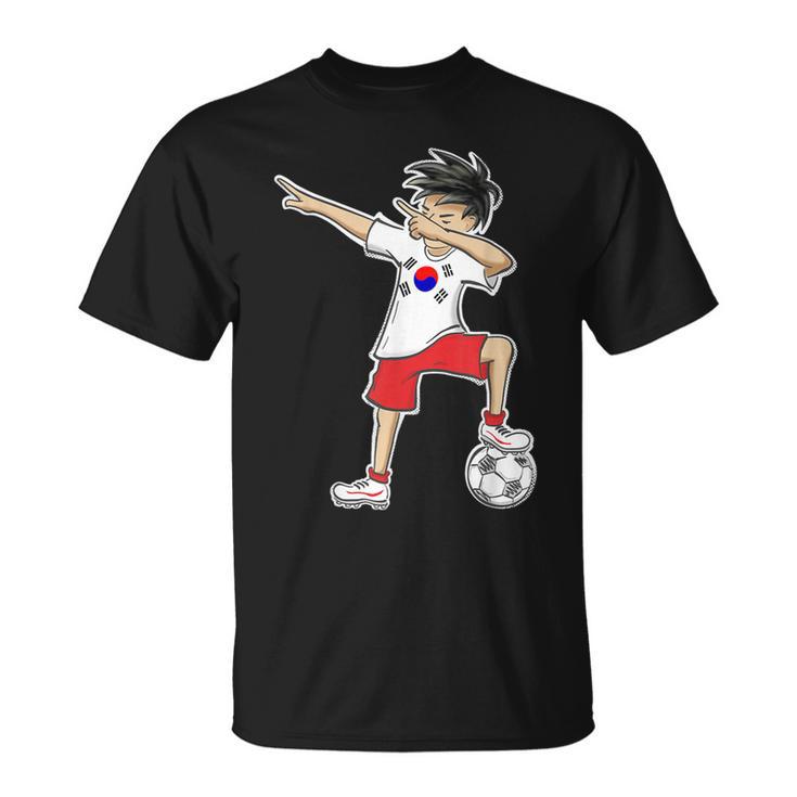 Korean Boy Wearing The Colors Of South Korea T-Shirt