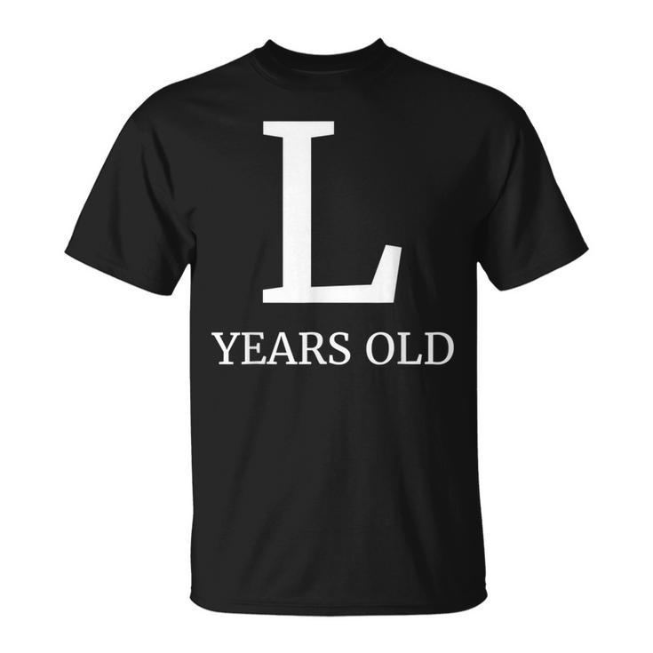 L Years Old Latin 50Th Birthday 50 Years Old T-Shirt