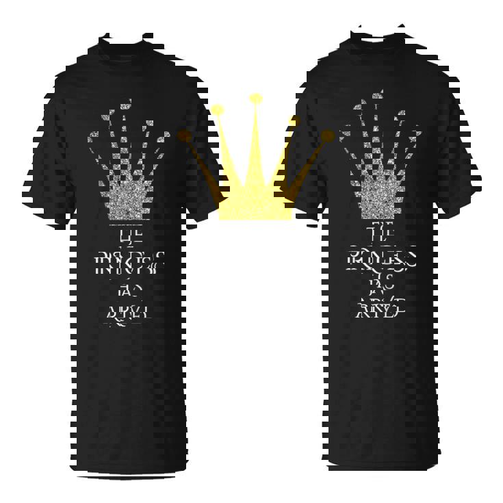 La Princesa Ha Llegado A Niñas Corona Princesa Camiseta unisex