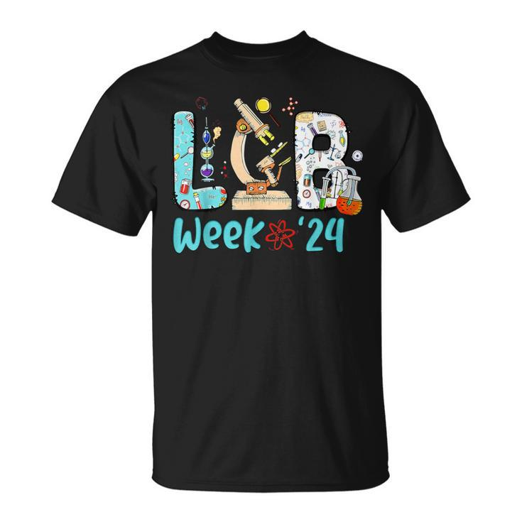 Lab Week 2024 Medical Lab Tech Patient Care T-Shirt