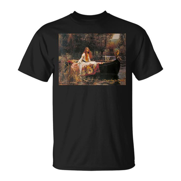 The Lady Of Shalott John William Waterhouse Painting T-Shirt
