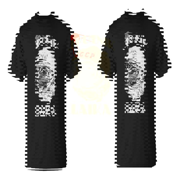 Laika Sputnik Perro Espacial Udssr Camiseta unisex