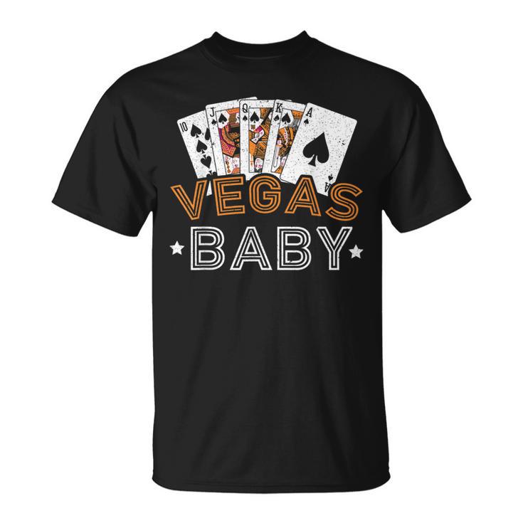 Las Vegas Nevada Strip Glücksspielproblem T-Shirt, Schwarz S