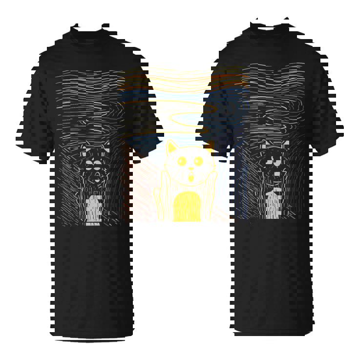Le Cri Chat De L'art Artiste Expressionniste T-Shirt