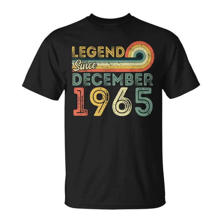 Legend Since December 1965 December 1965 Birthday T-Shirt