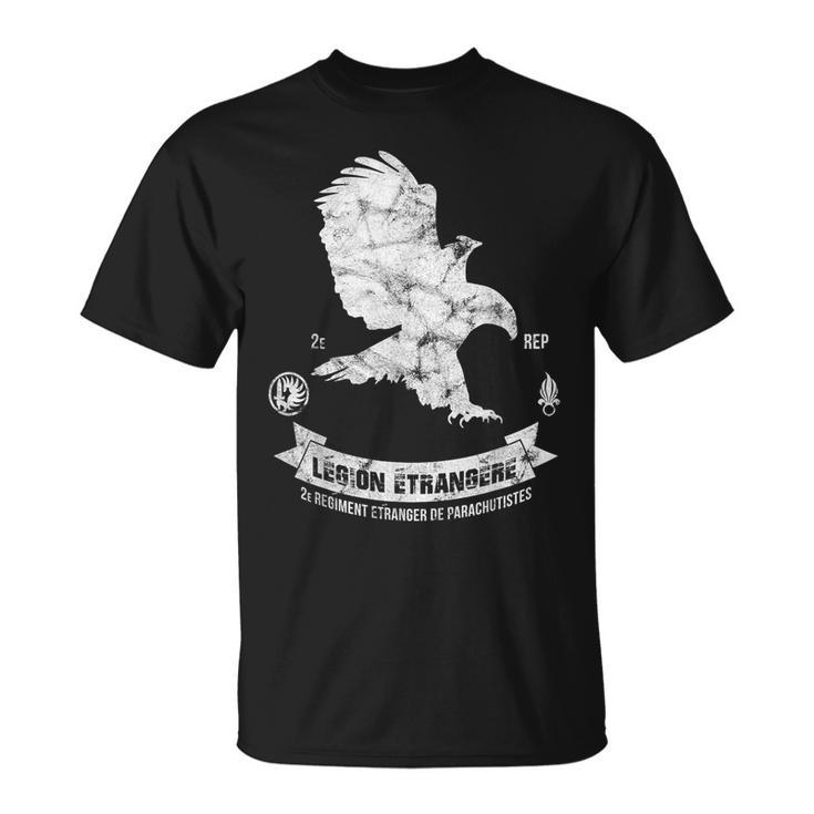 Le Diable Marche Avec Nous Legion Etrangere T-Shirt