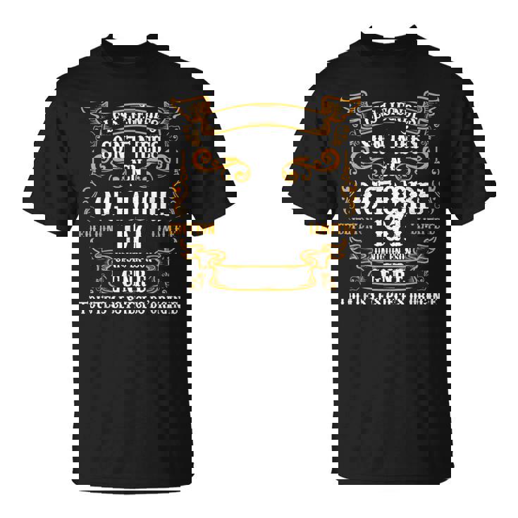 Les Leggendes Sono Nées En Octobre 1971 50E Anniversaire T-Shirt