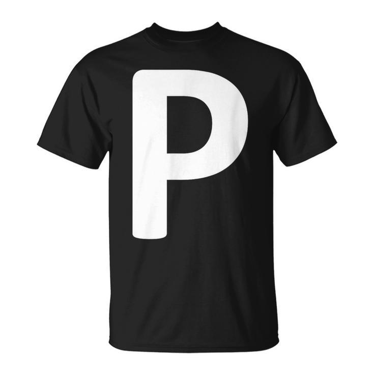 Letter P T-Shirt