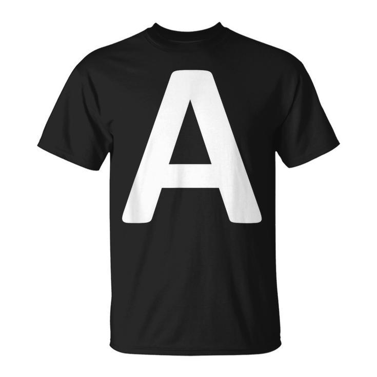 Letter A T-Shirt