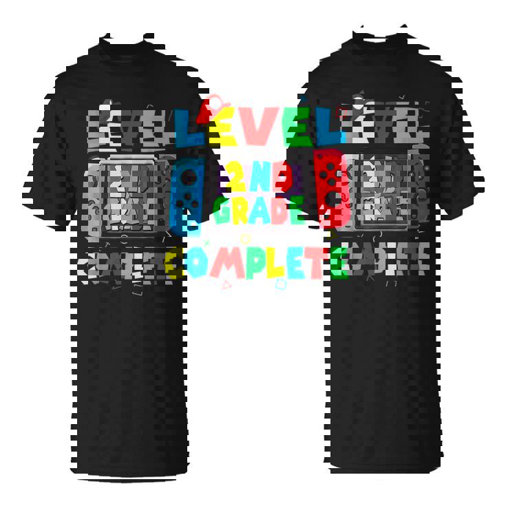 Level 2Nd Grade Complete Last Day Of School Video Game T-Shirt
