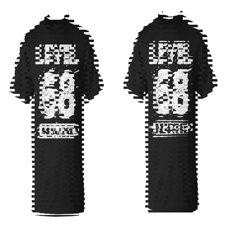 Level 68 Unlocked 68 Aniversario De Boda 68 Años Camiseta unisex
