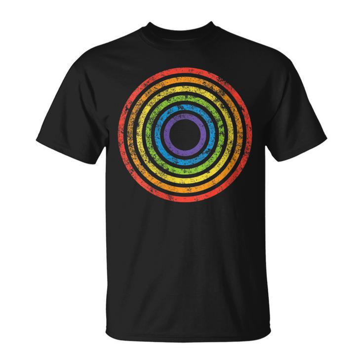 Lgbt Equality March Rally Protest Parade Rainbow Target Gay T-Shirt