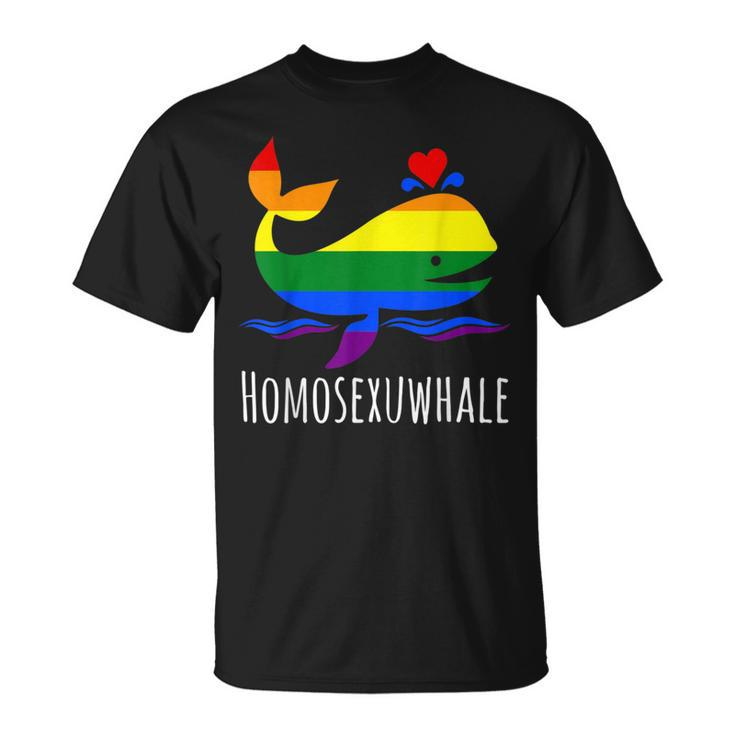 Lgbt Gay Lesbian Homosexuwhale Pride Pride Month T-Shirt