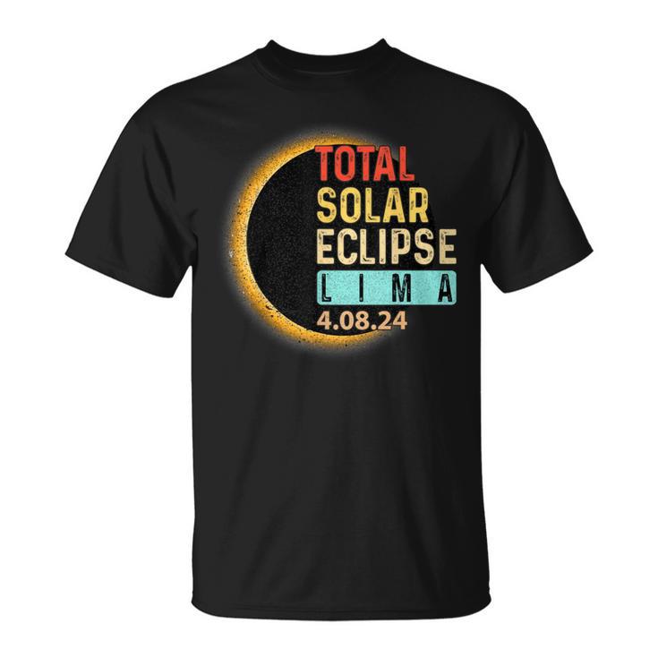 Lima Oh Ohio Total Solar Eclipse Party 2024 Phases Totality T-Shirt ...