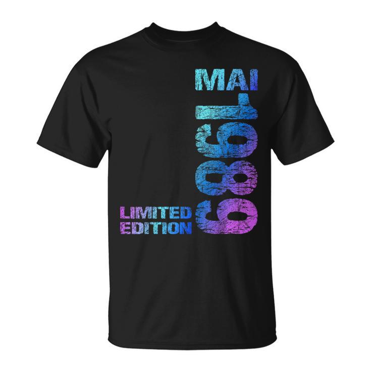 Limited Edition Mai 1989 Mann Frau 35 Geburtstag T-Shirt