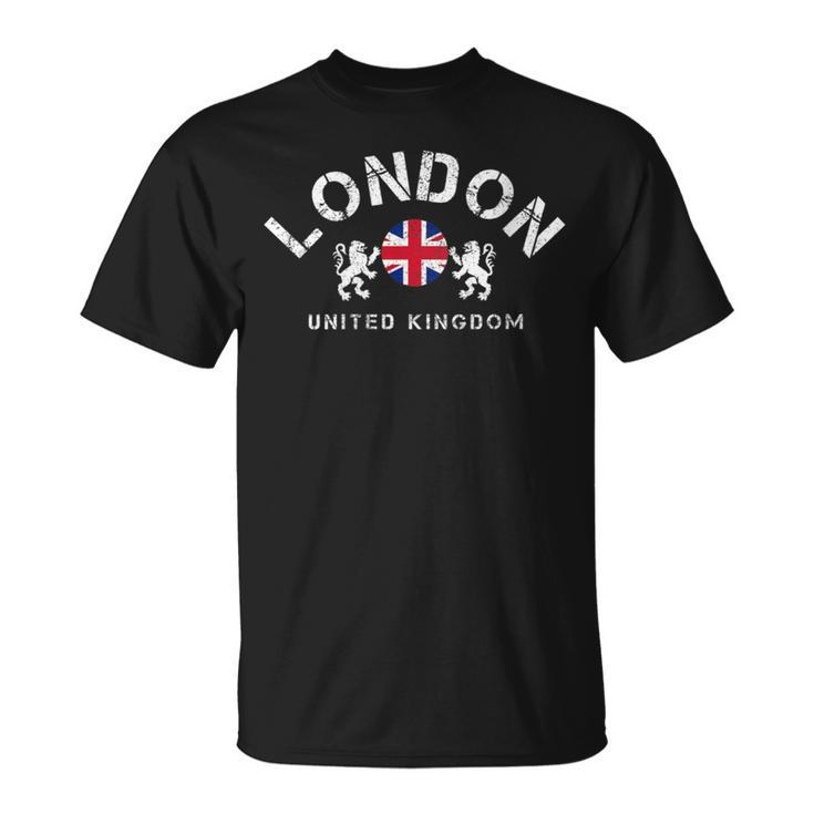 London Uk United Kingdom Union Jack England Souvenir T-Shirt