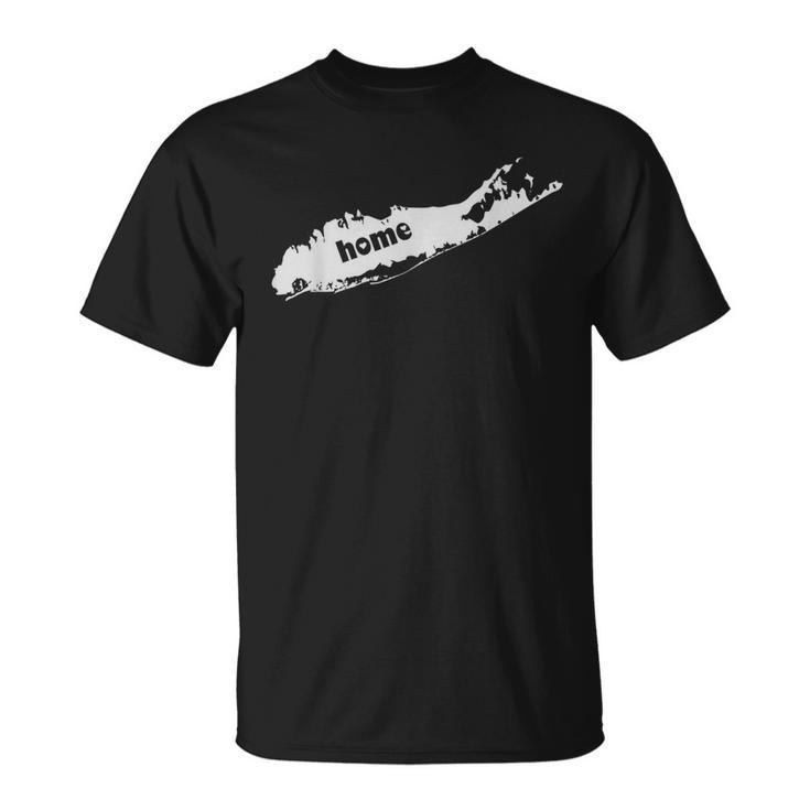 Long Island Love Home Map T-Shirt