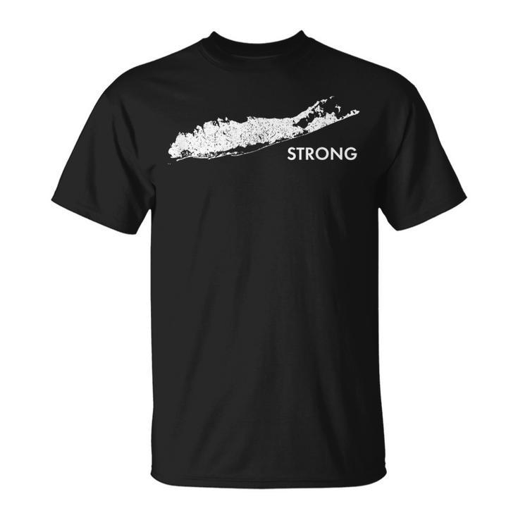 Long Island New York Long Island Ny Strong Home T-Shirt