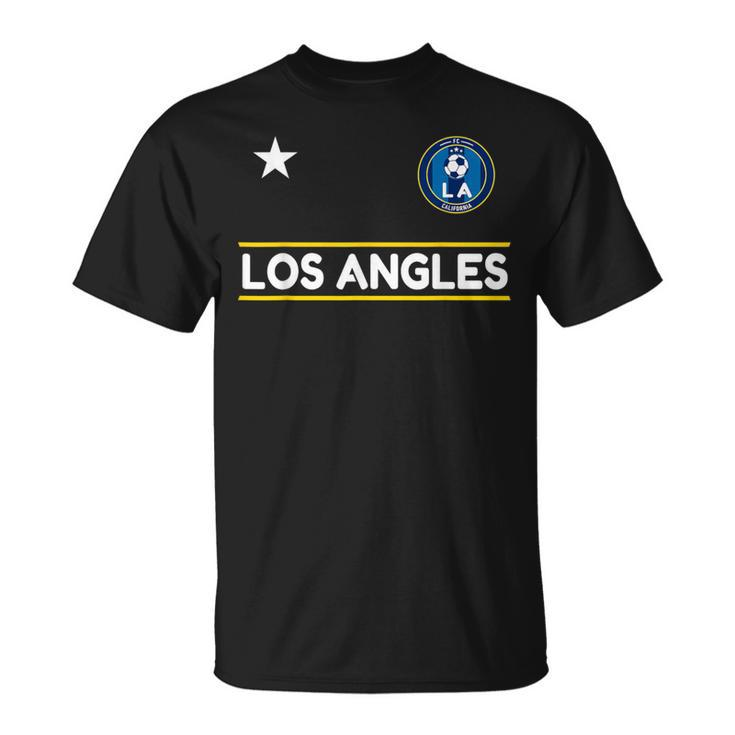 Los Angles La Soccer Team Jersey Mini Badge Ii T-Shirt