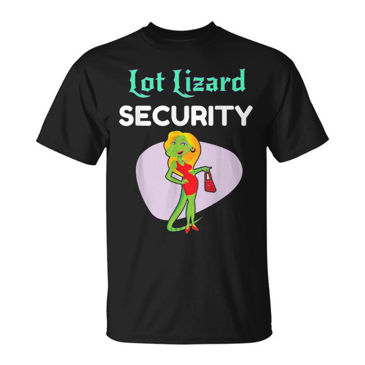 Lot Lizard Security Trailer Park Redneck T-Shirt