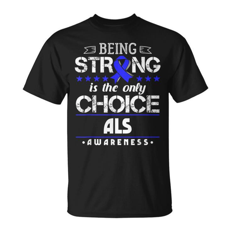 Lou Gehrig's Disease Awareness For Als Patients T-Shirt