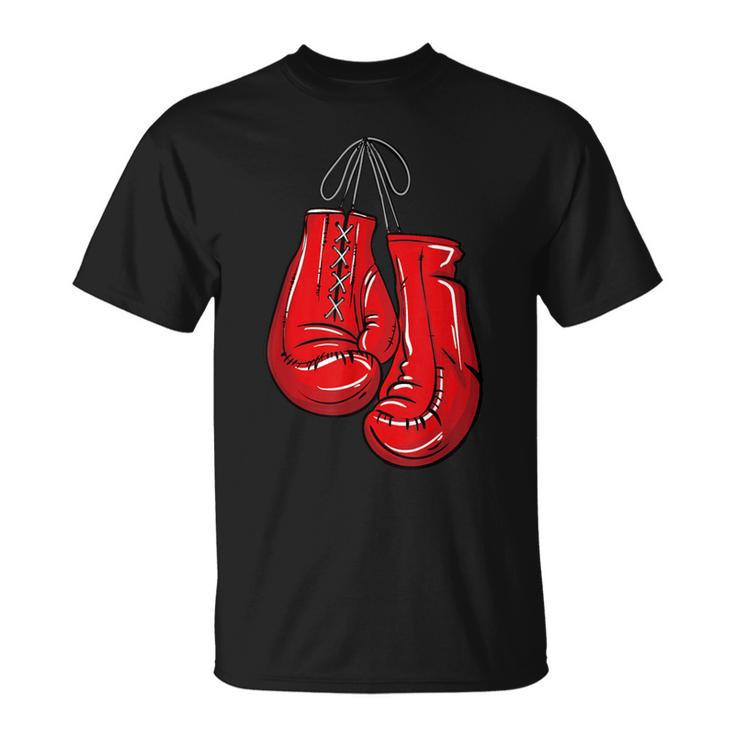Love Boxing Gloves Illustration Boxer T-Shirt