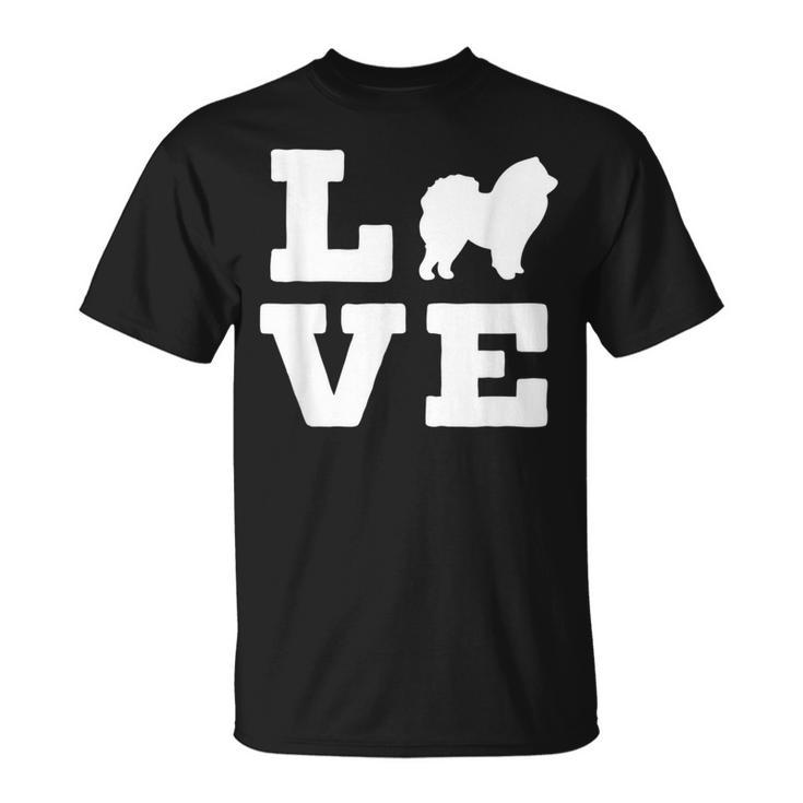 I Love My Chow Chow Cute Animal Lover Dog T-Shirt