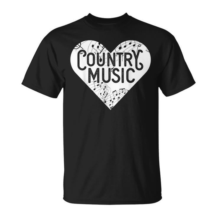 I Love Country Country Music Lover Idea T-Shirt