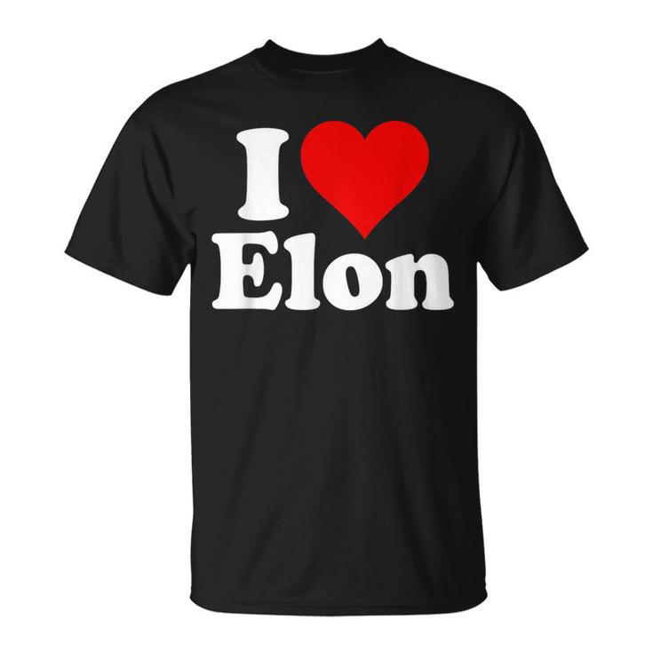 I Love Heart Elon North Carolina T-Shirt