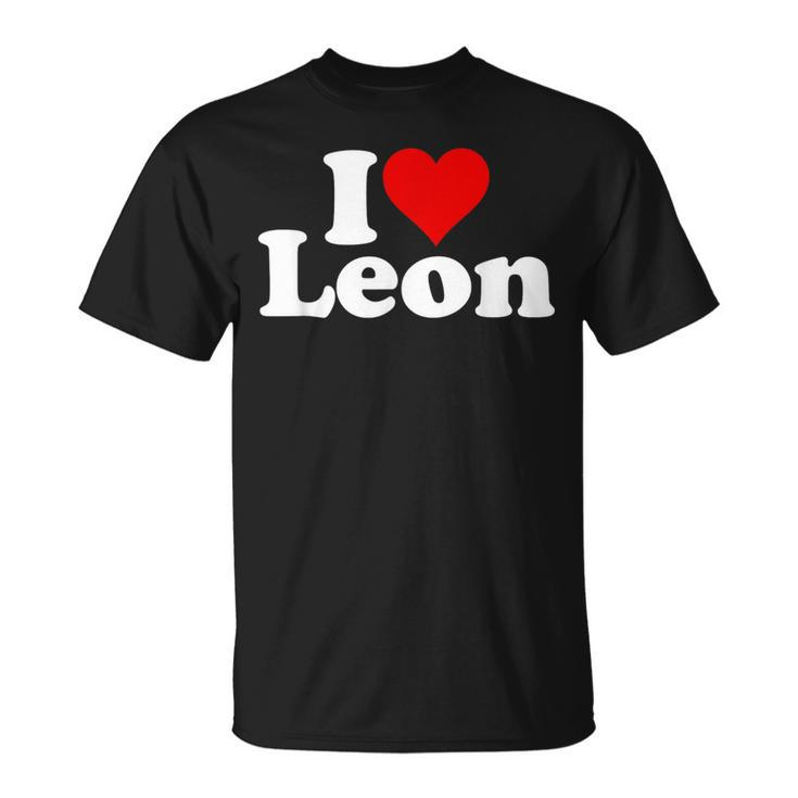 I Love Heart Leon T-Shirt