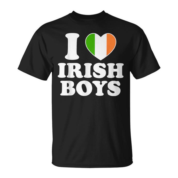 I Love Irish Boys St Patrick Day T-Shirt