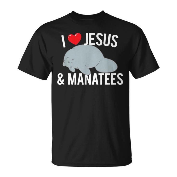 I Love Jesus And Mana Cute Christian Mana T T-Shirt