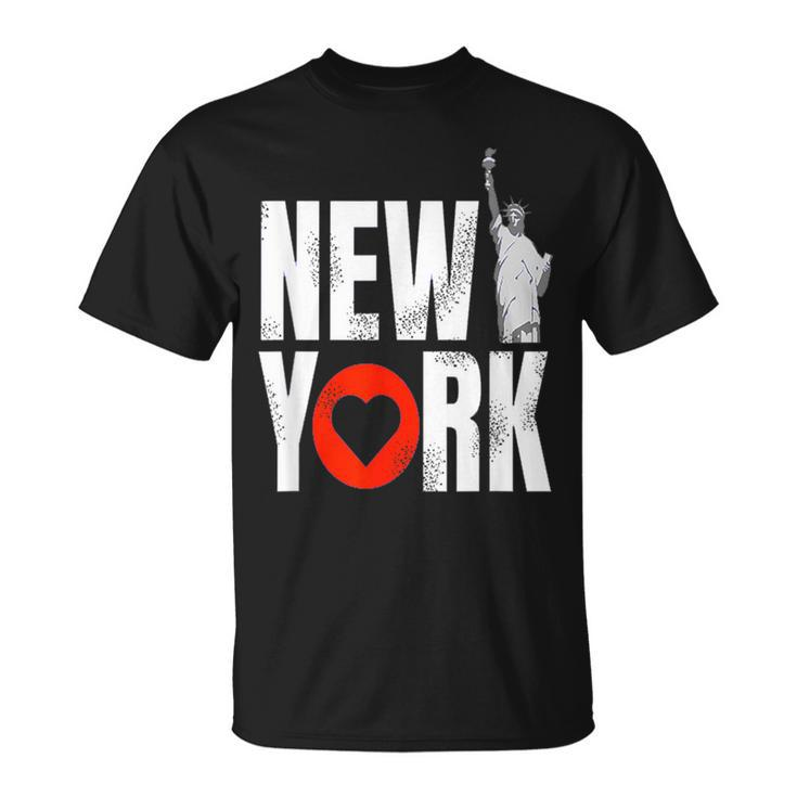 I Love New York City Statue Of Liberty America Souvenirs T-Shirt