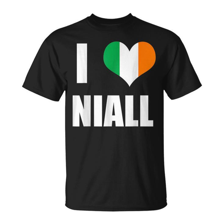 I Love Niall Ireland Flag T-Shirt