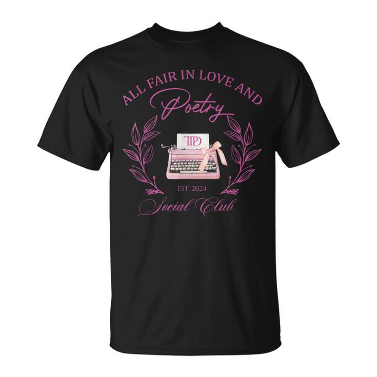 In Love And Poetry Social Club T-Shirt
