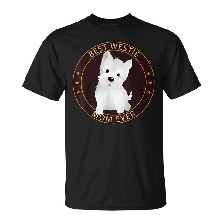 Love West Highland Terrier Best Westie Mom T-Shirt