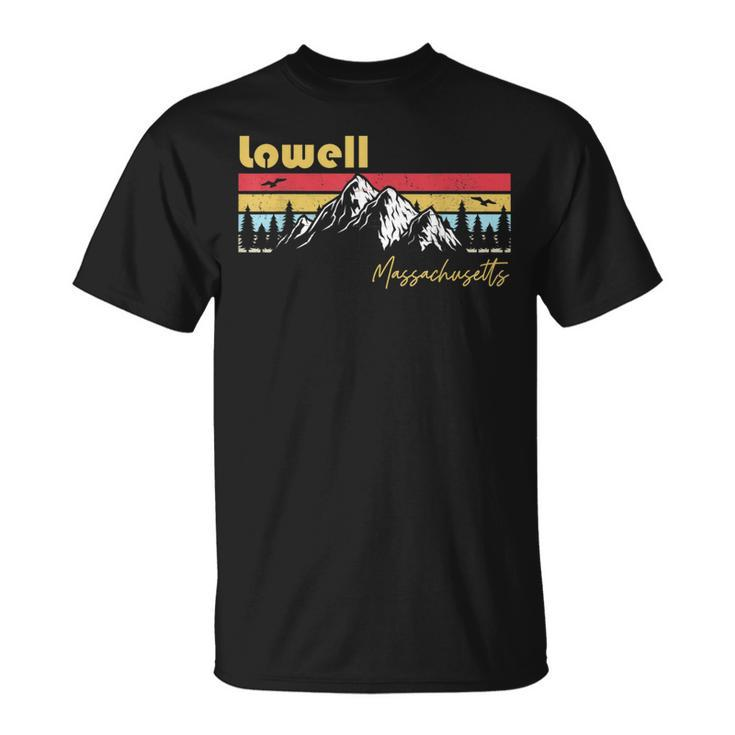 Lowell Massachusetts Roots Hometown Vintage Home State Pride T-Shirt