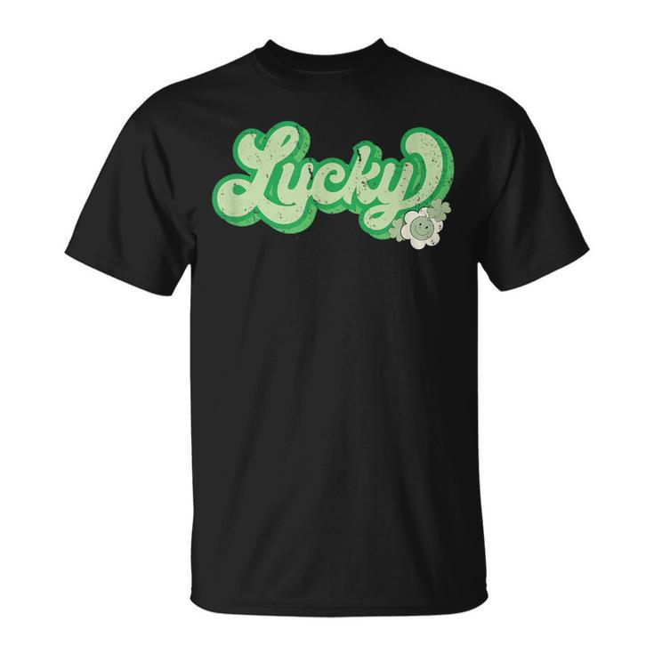Lucky St Patrick's Day Retro T-Shirt