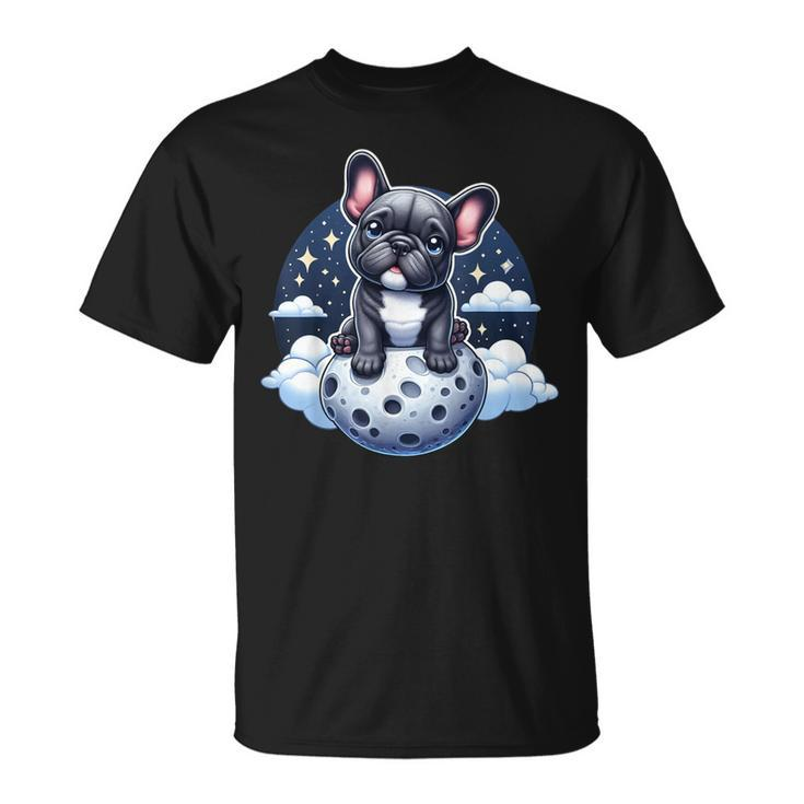 Lunar Frenchie Adventures Beyond Dog Lover French Bulldog T-Shirt