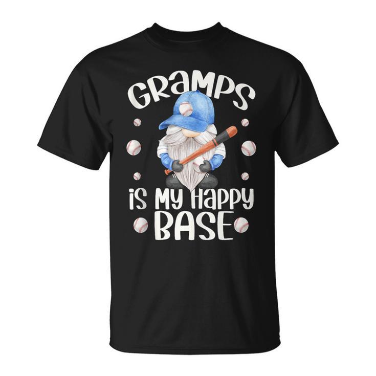 Lustiger Baseball-Zwerg Opa Für Krug Papa Und Beste Gramps T-Shirt