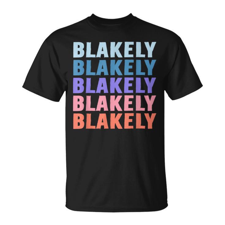 Lustiges Geschenk Name Blakely Personalisierterorname T-Shirt