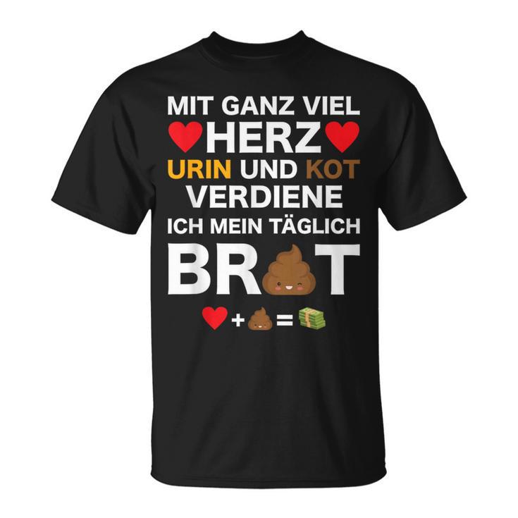 Lustiges Pflegekraft Altenpfleger Krankenschwester T-Shirt